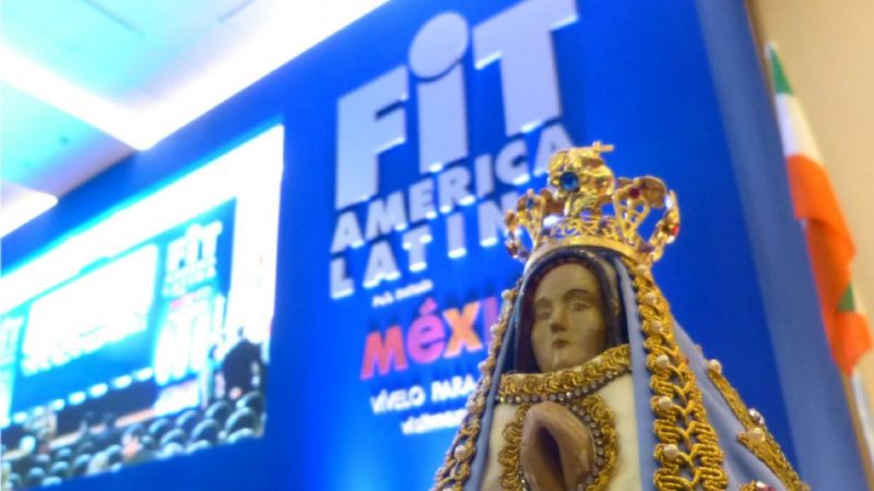 La imagen de la Virgen del Valle fue entronizada en la FIT