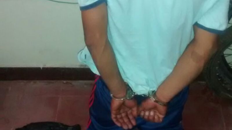 Aprehendieron a un ladrón violento