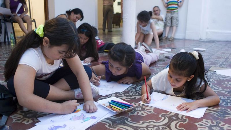 El Museo de Bellas Artes se llenó de dibujos infantiles