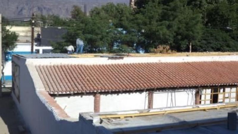 Colocan el techo al museo de Santa María