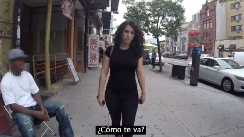 Con una cámara oculta registraron el acoso callejero a una mujer