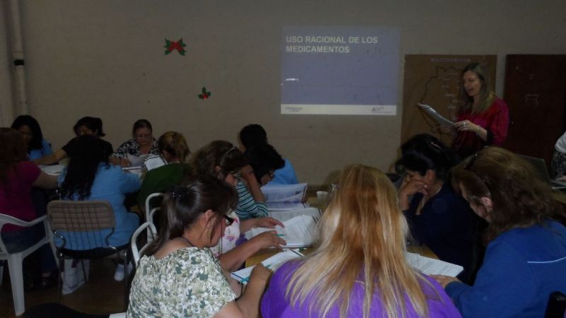 Capacitaron sobre operatoria y gestión de medicamentos en Tinogasta