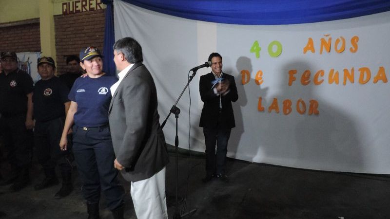 Entrega oficial de las llaves de la nueva autobomba