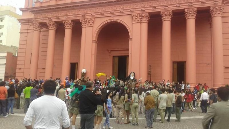 Realizaron la "Procesión Murga de San Francisco"