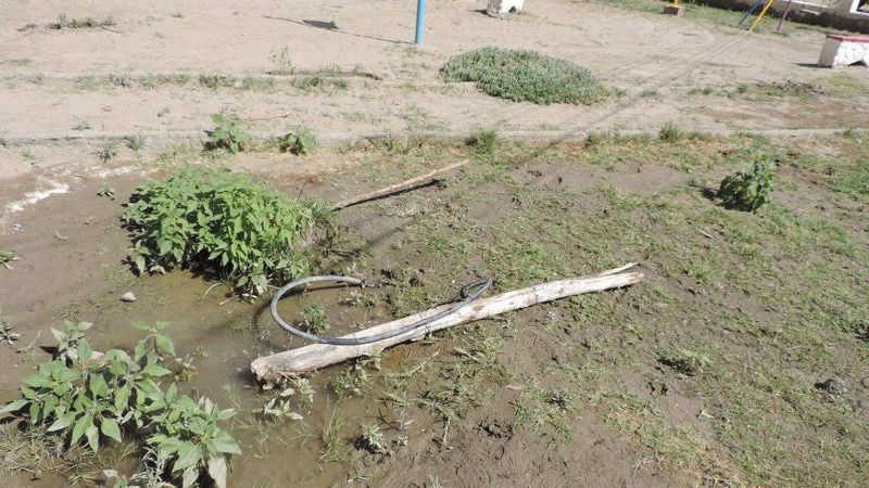 Destrozos en la Placita Feliz