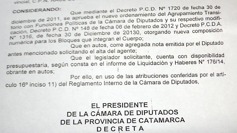 Relacionan recientes designaciones con parientes de la diputada Colombo