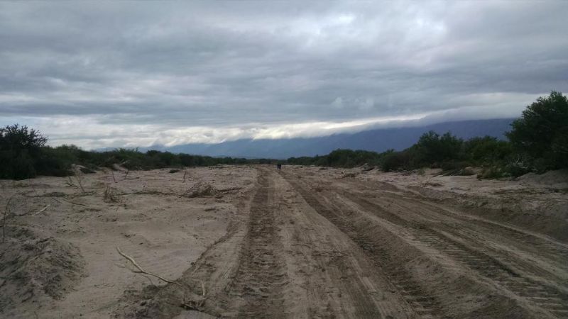 Limpieza y encauce del río Santa Cruz