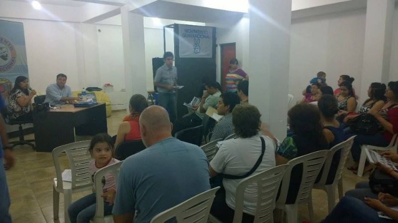 Charla- debate sobre la Reforma Constitucional en la sede del Movimiento Generacional