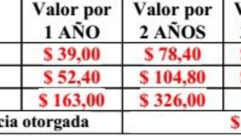 Tramitación y renovación de licencia de conducir