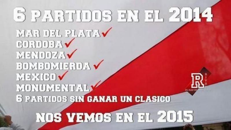 Aunque empataron, igual hubo afiches por el Superclásico