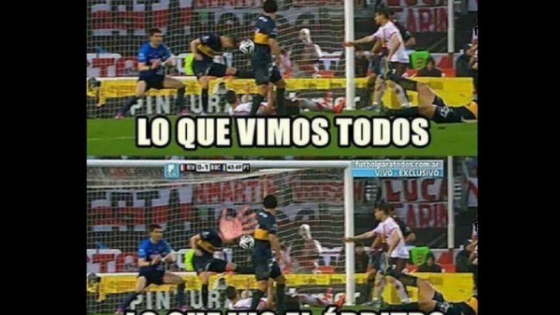 Aunque empataron, igual hubo afiches por el Superclásico