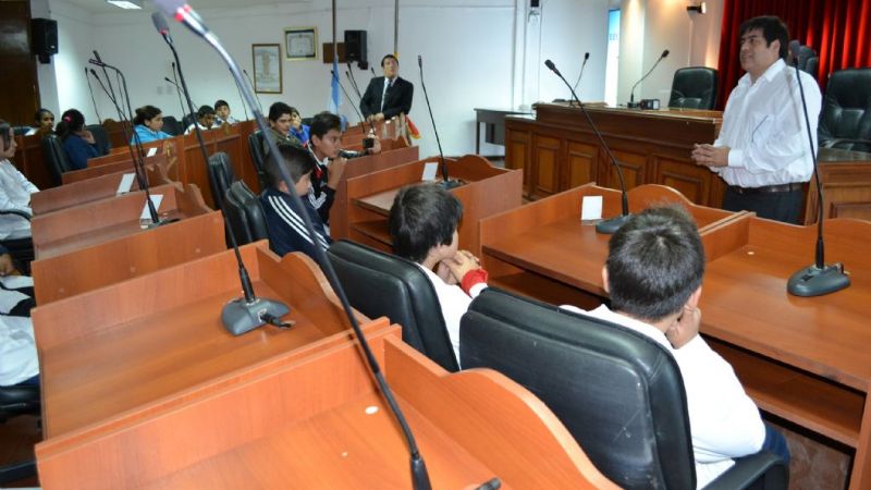 Visita de alumnos a la Legislatura