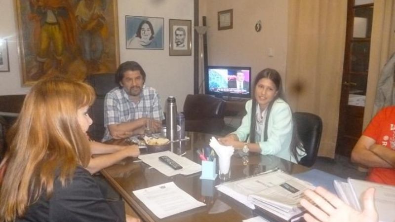 Ariza recibió a la Reina de los Estudiantes