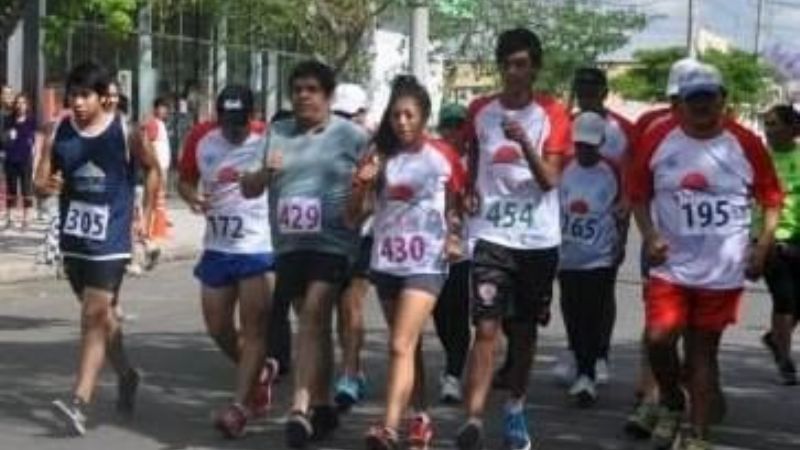La marcha atlética se sumó a la fiesta de Alto del Solar