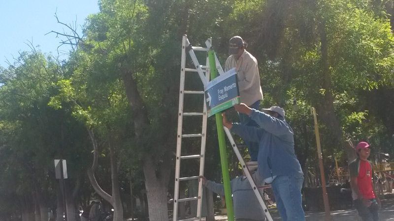 Cambian la cartelería urbana en Santa María