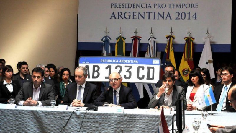 Nueva chapa patente del Mercosur