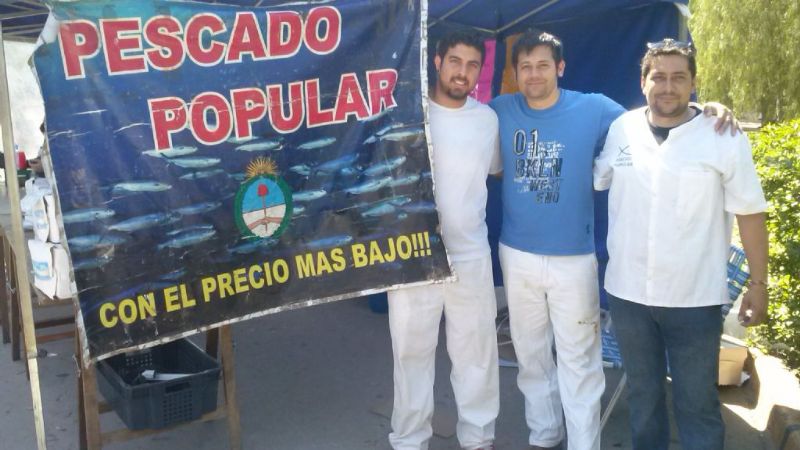 Plena venta de “Pescado Popular” en el Aborigen