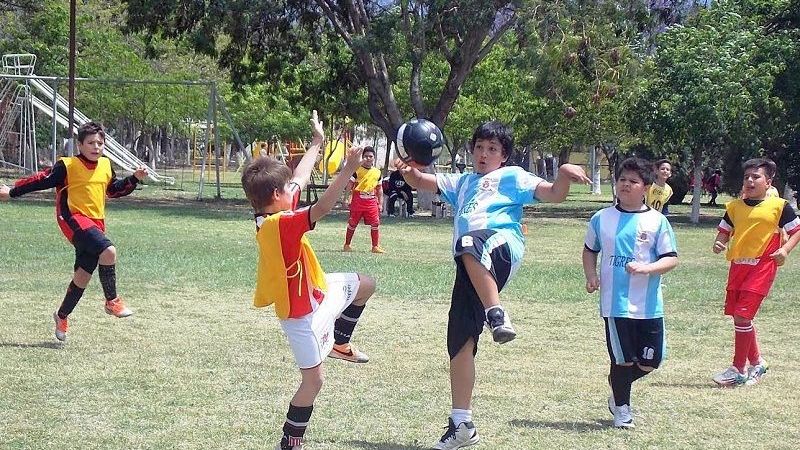 Encuentro infantil de la Banda de River con Tigres de La Rioja