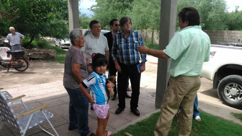 Recorrida a la obra eléctrica en Banda de Varela