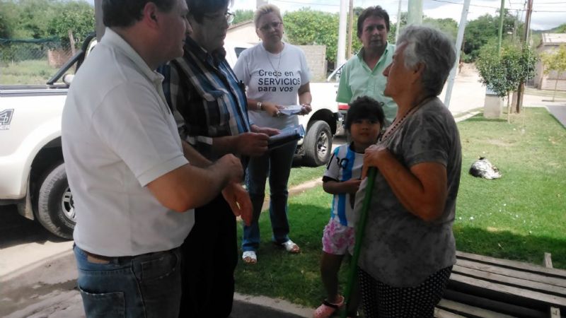 Recorrida a la obra eléctrica en Banda de Varela