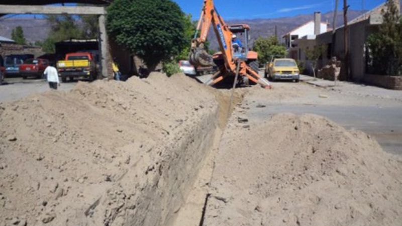 Ampliación de la red cloacal en Santa María