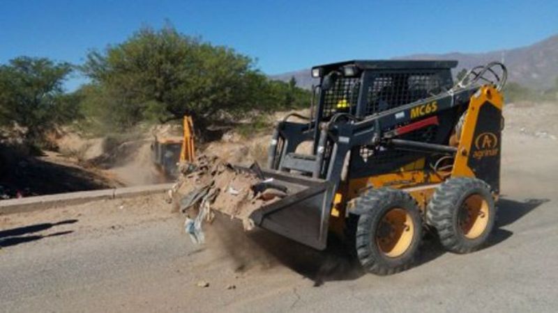 Descacharrado en barrios de Santa María