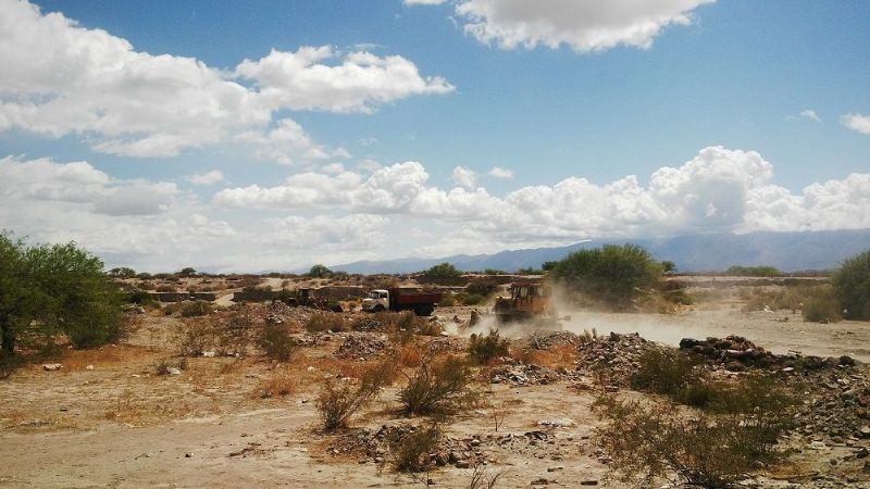 Empresa santamariana colabora con la limpieza en la Av. de Circunvalación