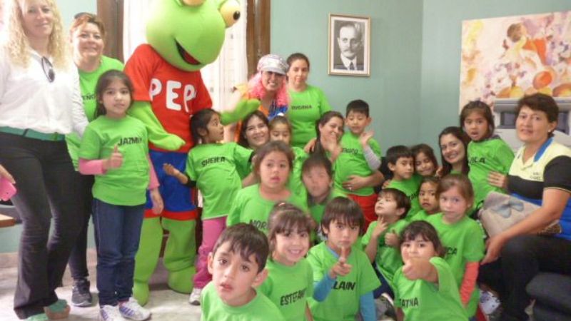 Alumnos de Siján visitaron el Ministerio de Educación