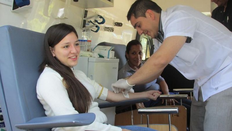Aumentó un 35% la donación voluntaria de sangre en la provincia