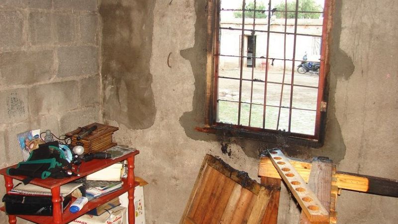 Incendio en un casa del sur capitalino