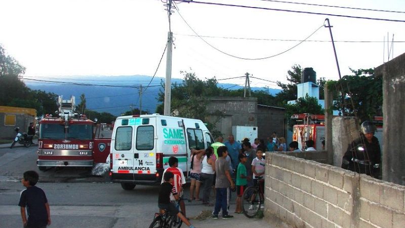 Incendio en un casa del sur capitalino