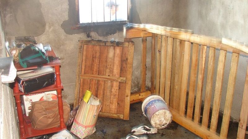 Incendio en un casa del sur capitalino