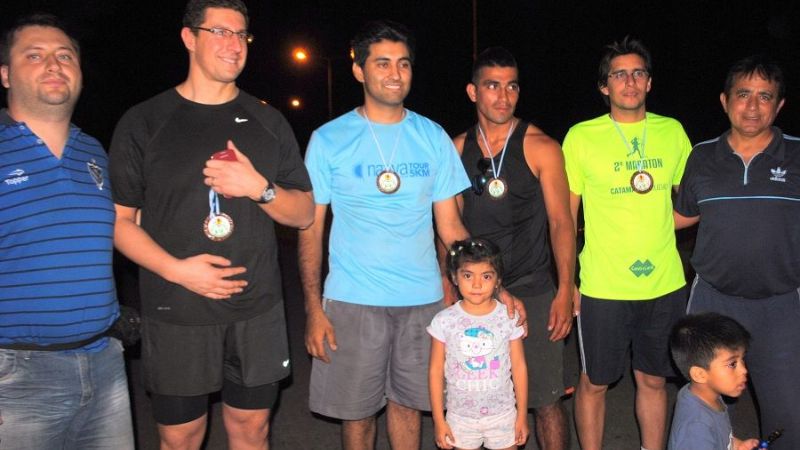 Fabricius y Madelein, periodistas deportivos