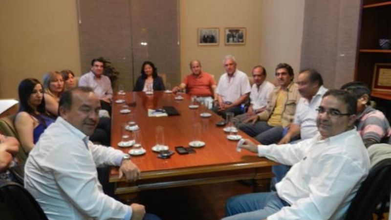 Jalil recibió a representantes del PUC