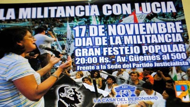 Encabezado por Lucía Corpacci, el PJ celebra el Día del Militante Peronista