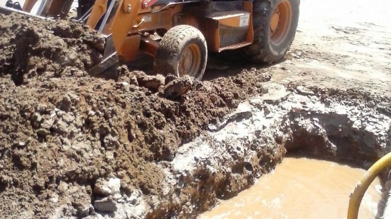 Aguas de Catamarca repara cañería