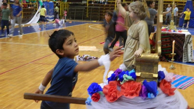 Encuentro de niños en el cierre de año de la Catequesis