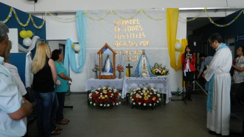 La Virgen del Valle visita el Centro de Documentación Rápida