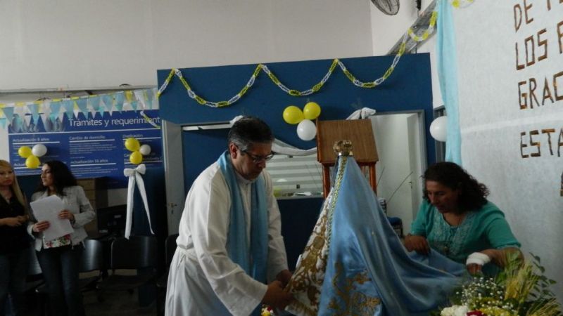 La Virgen del Valle visita el Centro de Documentación Rápida