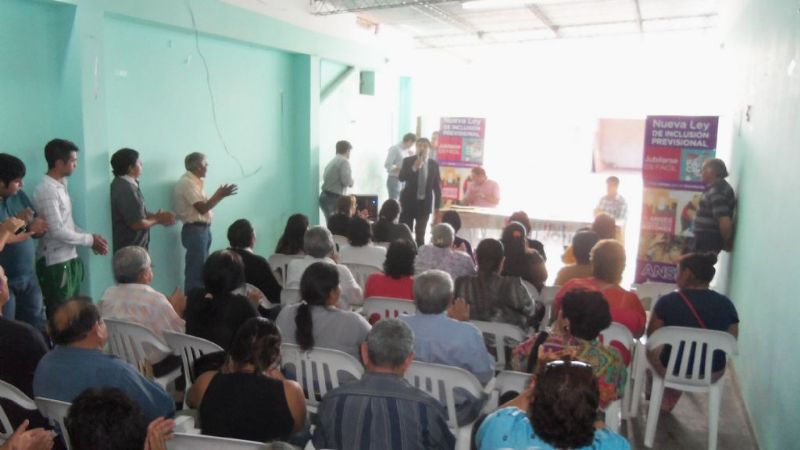 Se entregaron nuevas jubilaciones en Tinogasta