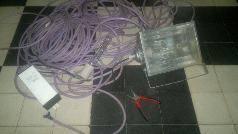 Secuestran cables y luminarias sustraídas en Valle Viejo