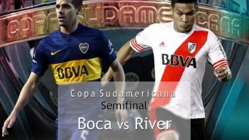 Boca y River, en la “ida” semifinal de la Copa Sudamericana
