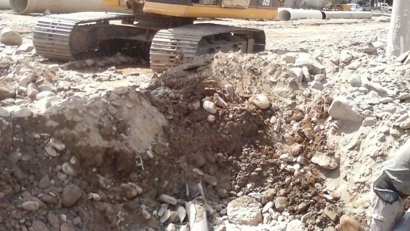 Culminaron los intensos trabajos desobstrucción en colectora máxima