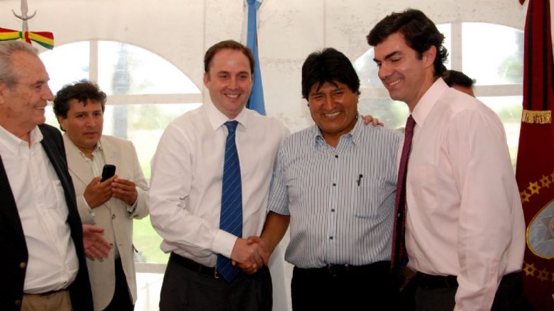 Mera se reunió con Evo Morales