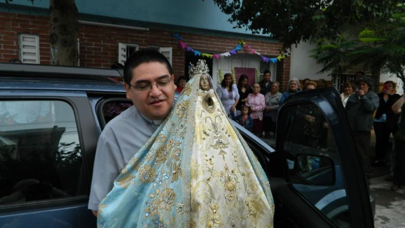La Virgen del Valle en la Casa de la Tercera Edad