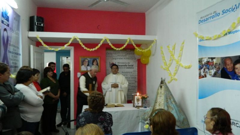 La Virgen del Valle en la Casa de la Tercera Edad