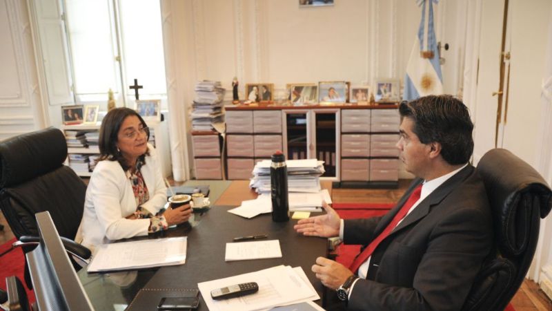 Lucía se reunió con Capitanich