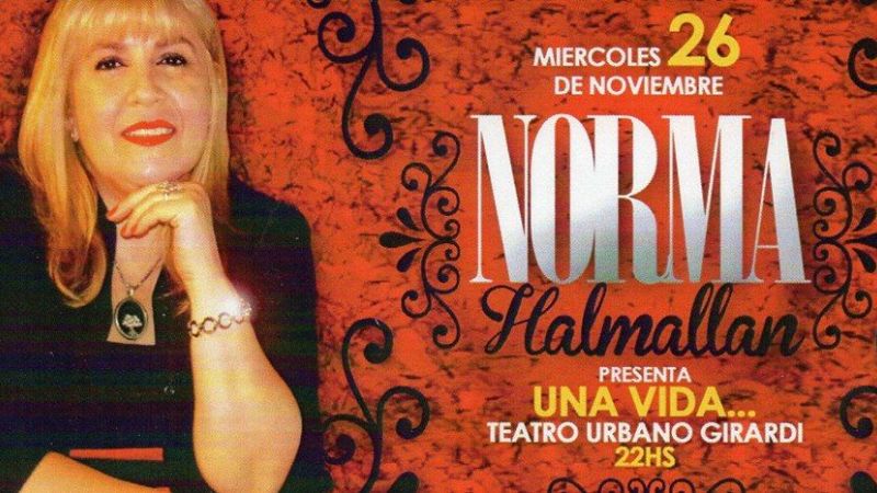 Norma Halmallán presenta “Una Vida…”