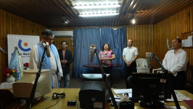 La Virgen inundó con su gracia el Tribunal de Cuentas, Radio Nacional y EC SAPEM