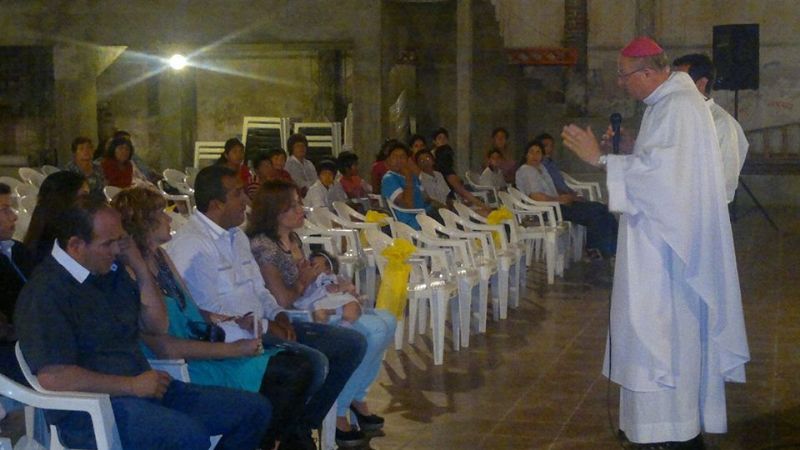 El Obispo confirmó en la fe a 250 chicos en Andalgalá